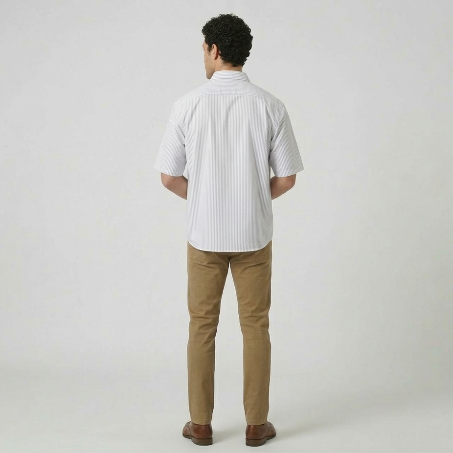 Oversized Striped Boxy Shirt